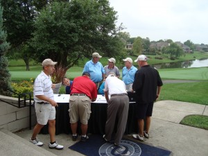 Signup desk at Oxmoor C.C. 2009